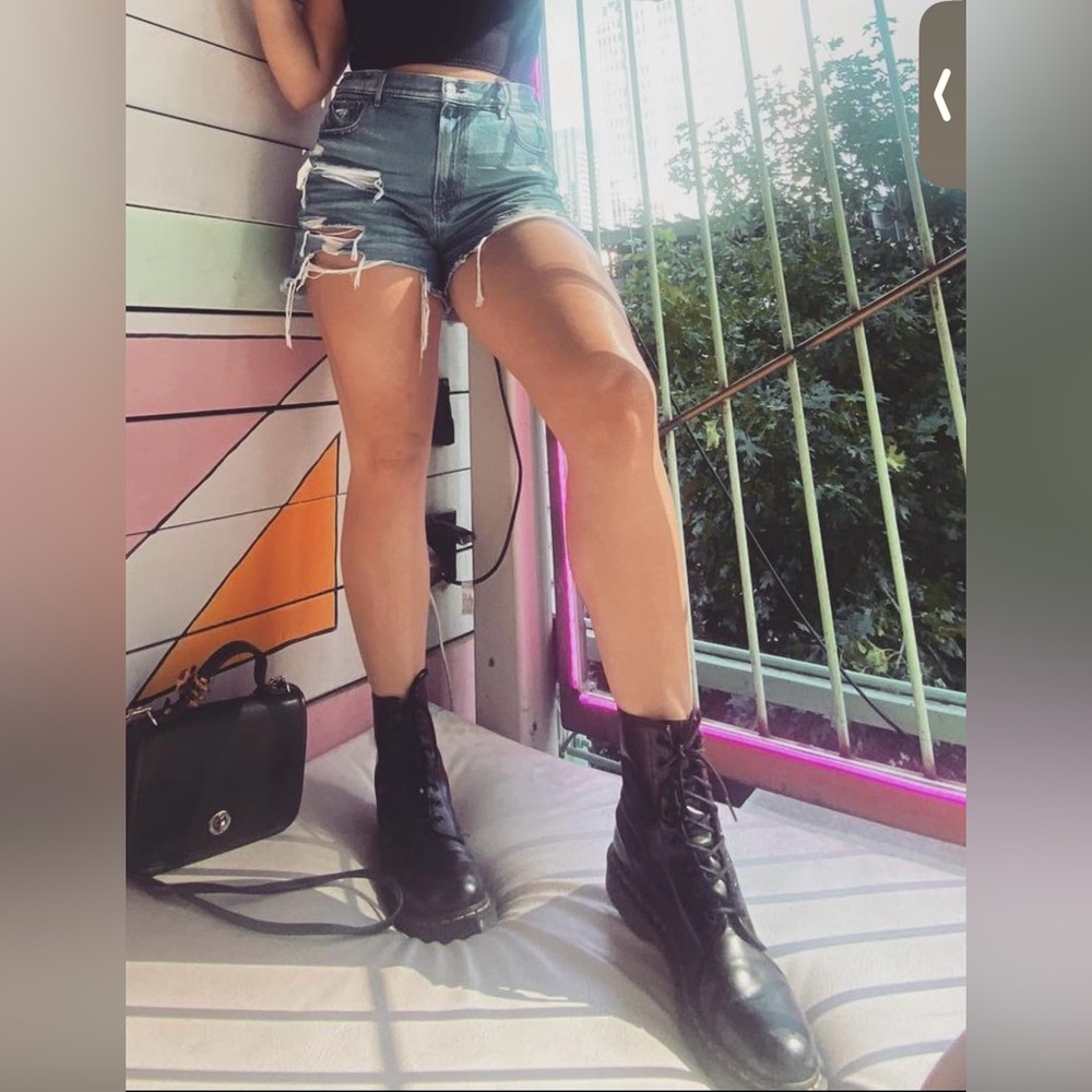 Black Doc Marten's boots